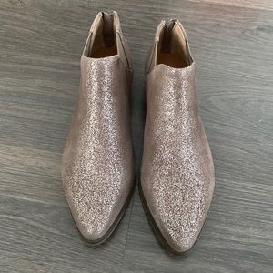Gentle souls by Kenneth Cole tan, sparkly booties